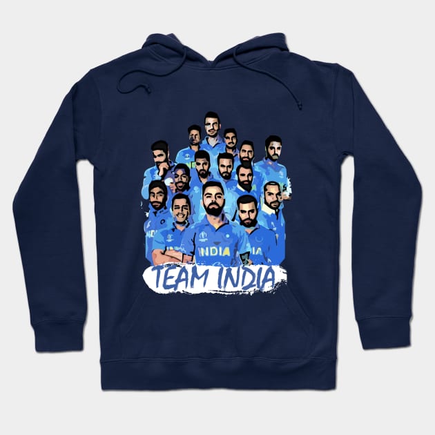 Fasbytes  India Team Cricket Hoodie by FasBytes